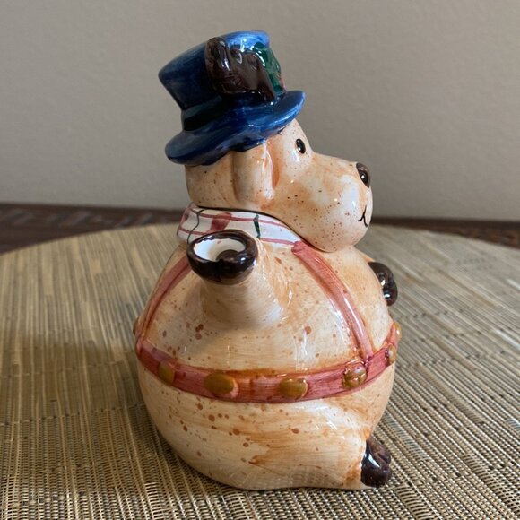 Cute Reindeer Ceramic Tea Pot (Decorative Figurine) Flomo - Picture 2 of 9